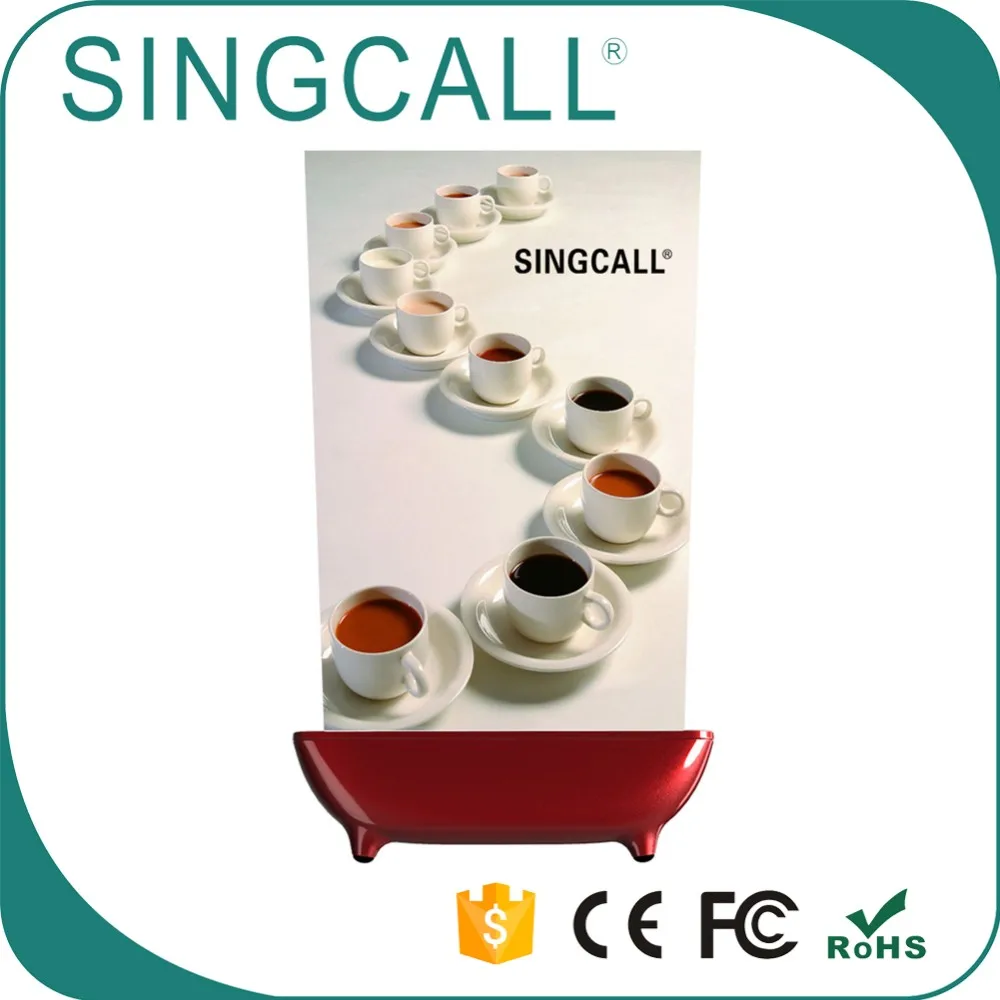  Настольная Беспроводная система вызова официанта SINGCALL для кафе и