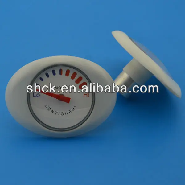Water heater thermometer