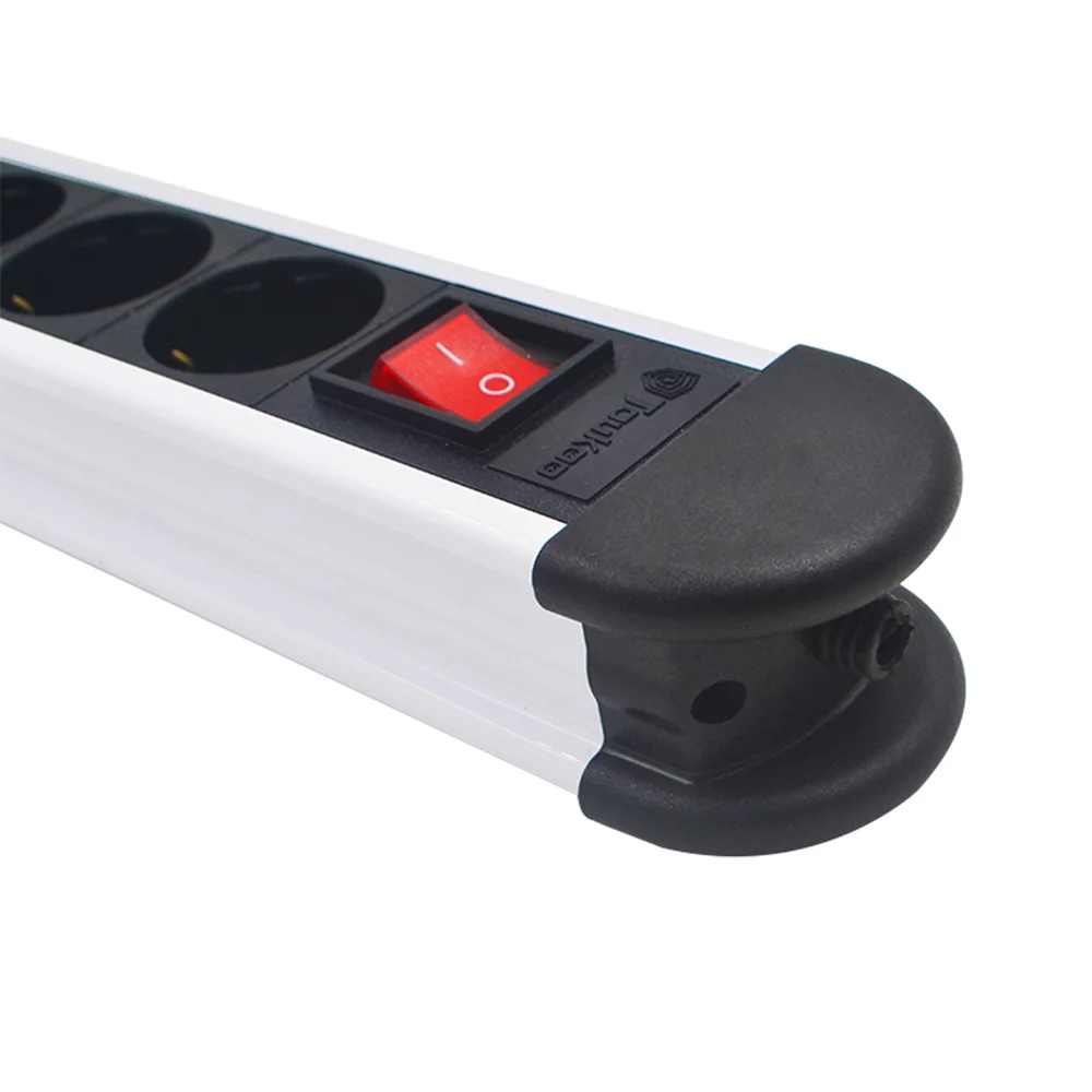 German 4 Outlets Power Strip with overload Protector, 2 Fast USB Ports with 4 Outlets, Long Extension Power Cord