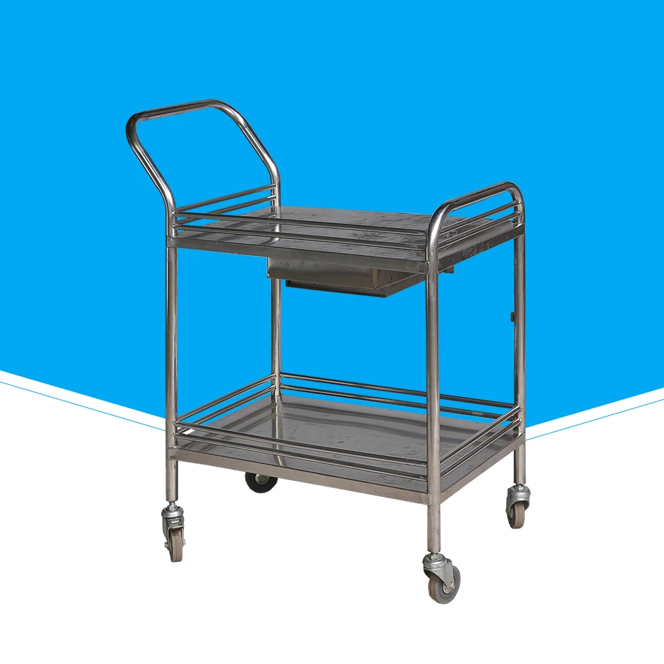 
Stainless Steel Hospital Surgical Instrument Mayo Trolley 