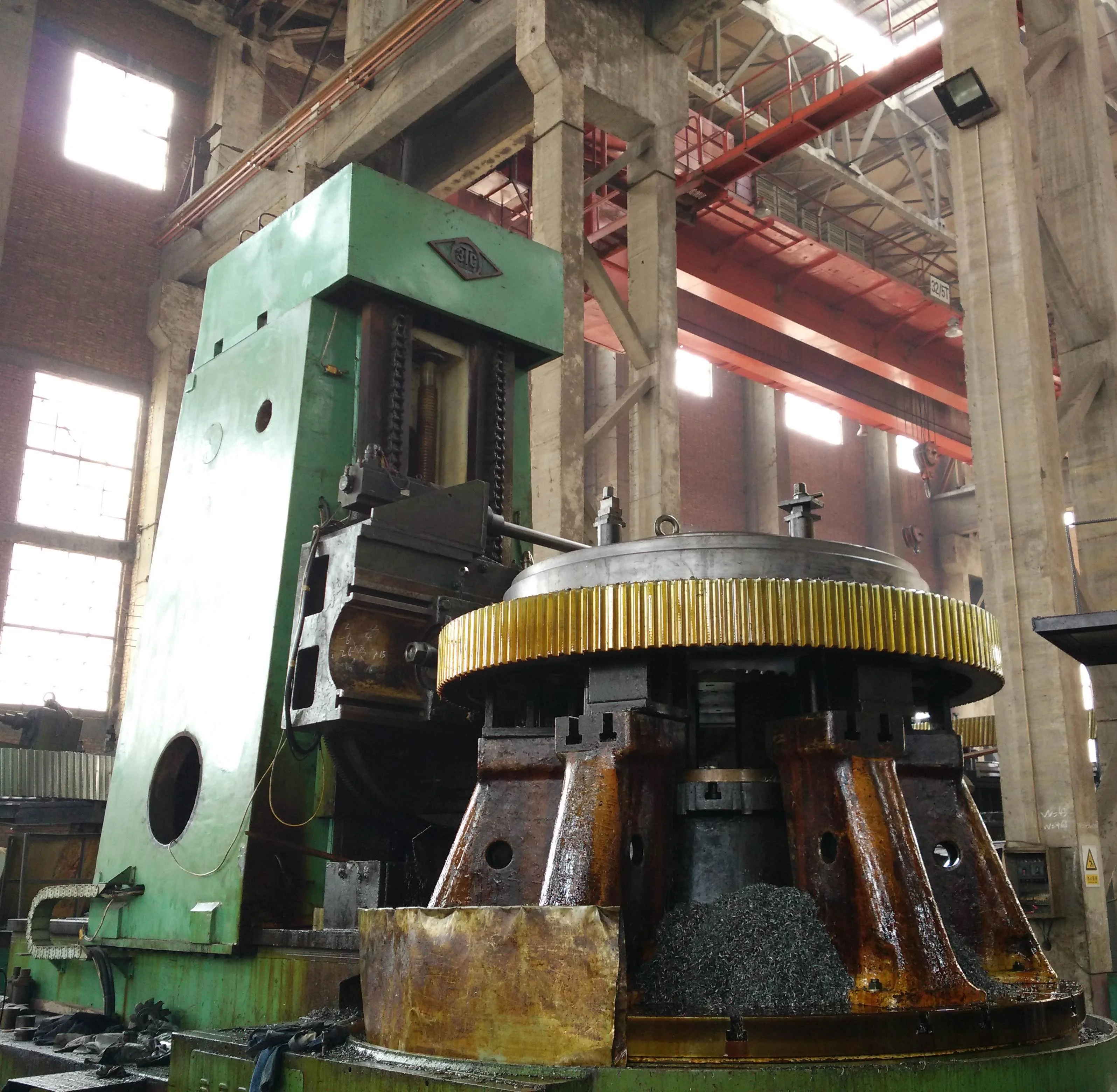 Casting segment customized girth gear/cement mill ring gear/rotary kiln gear wheel