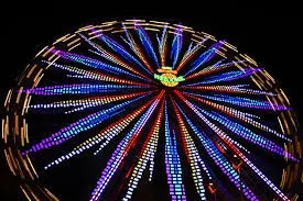 45mm 10 smd RGB LED pixel light amusement light for amusement park rides