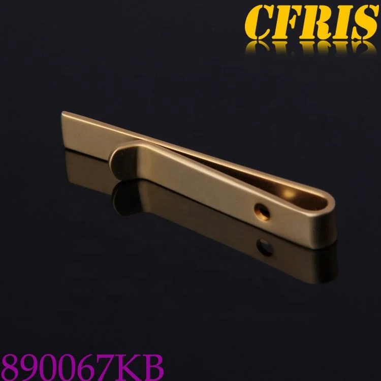 
Wholesale Matte Gold Tie Bar Tie Pin Tie Clip 