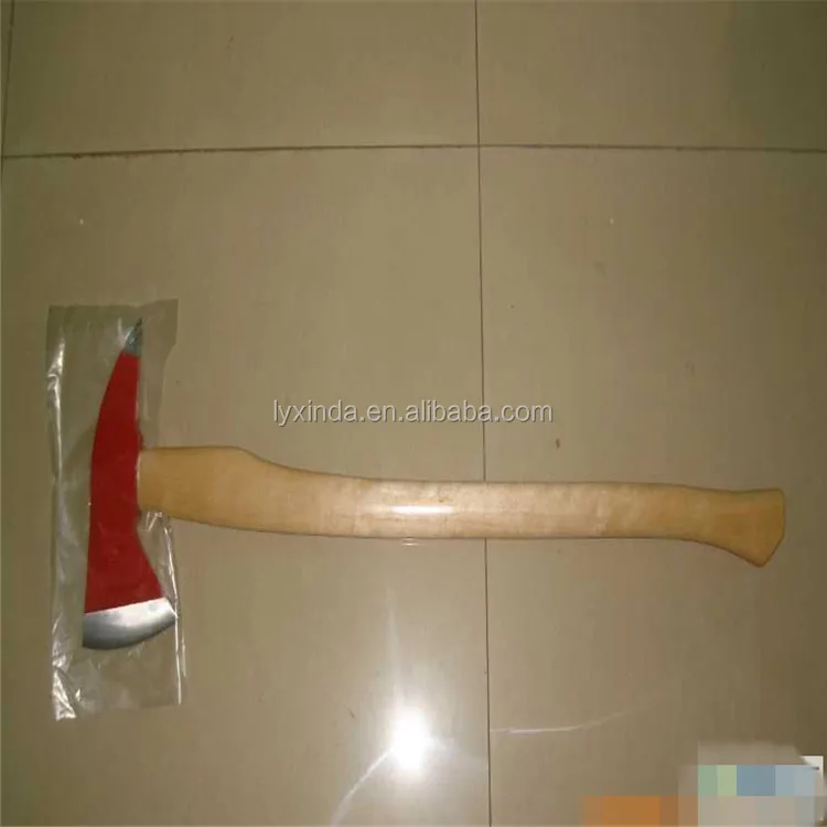 wooden handle cast iron axe