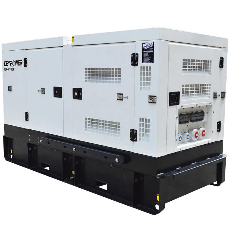Keypower 500kva Diesel Generator Set with ATS, Sound Attenuated Enclosed Genset