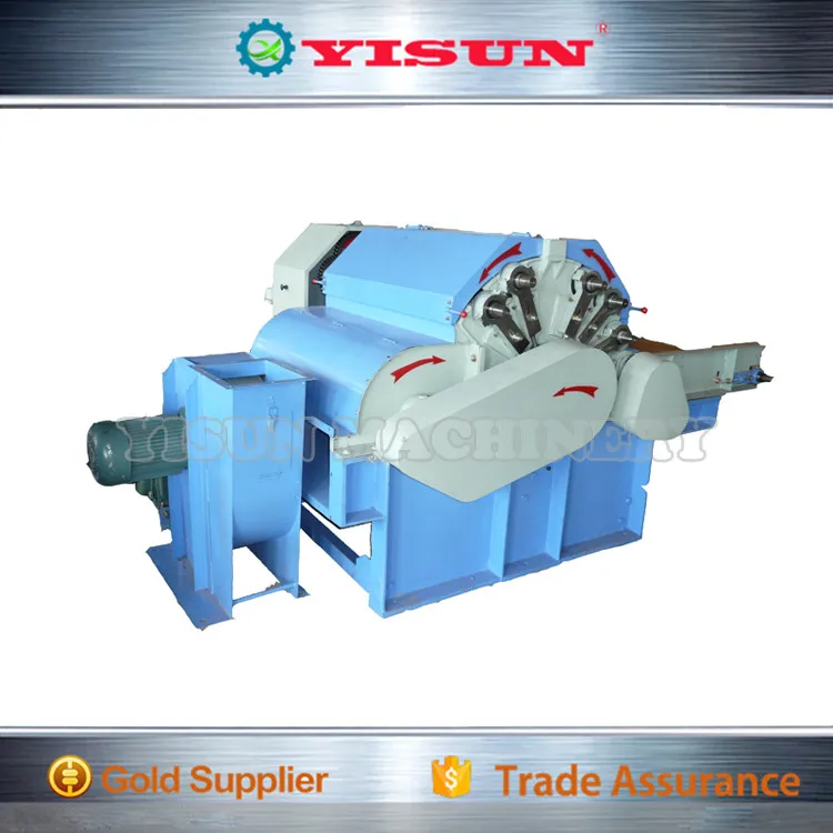 wool cashmere mixing machine / fiber carding willow machine with low price high output