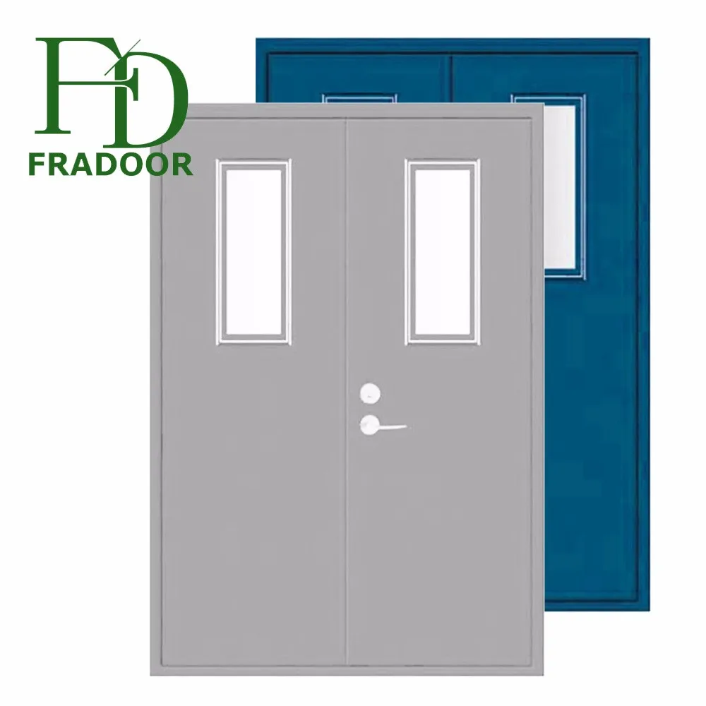 Fire proof entrance door safety door design in metal house doors metal
