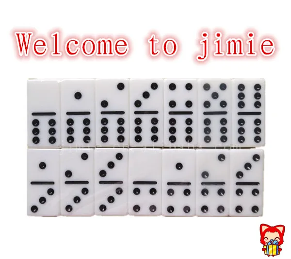 
square corner double 6 acrylic domino 