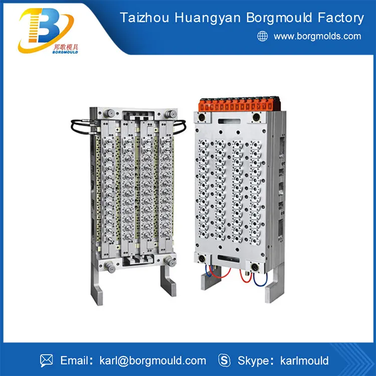 High precision plastic PET preform hot runner mold