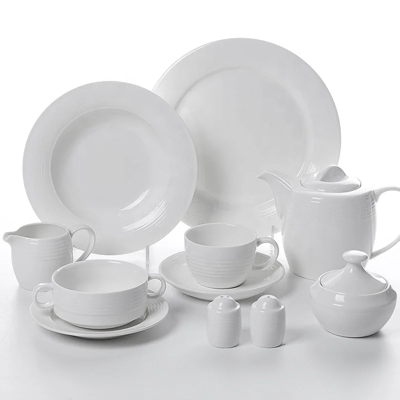 Poland Porcelain Dinnerware Set Plates Chinese Tableware Restaurant, Dinnerware Sets In Guangzhou/