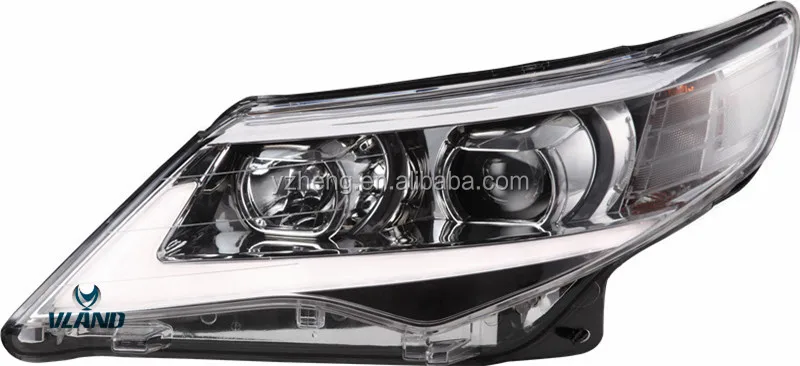 China VLAND factory for car head lamp for Camry 2012 2013 2014 (Middle east type) headlight with DRL High&Low beam Turn signal