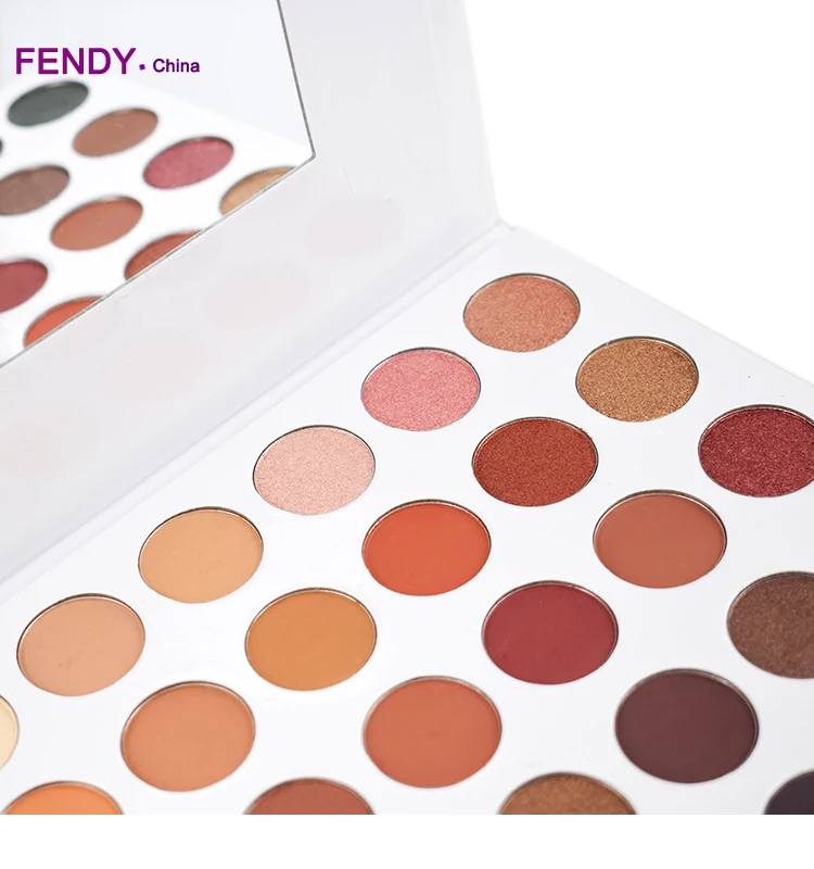 35 Colors Makeup Eyeshadow Palette Natural Nude Matte Shimmer Glitter Pigment Eye Shadow Palette