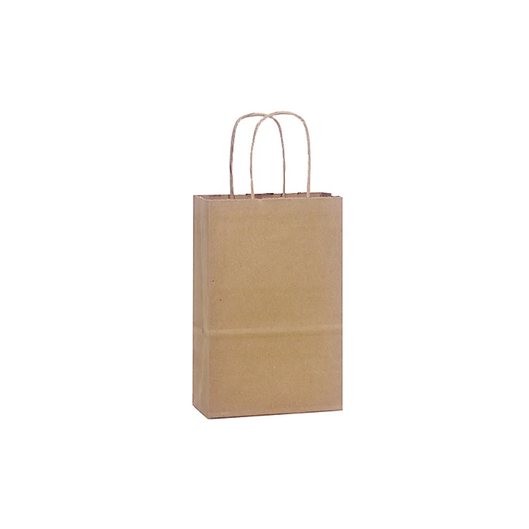 Brown Premium Paper Carrier Bags with Twisted Handles
