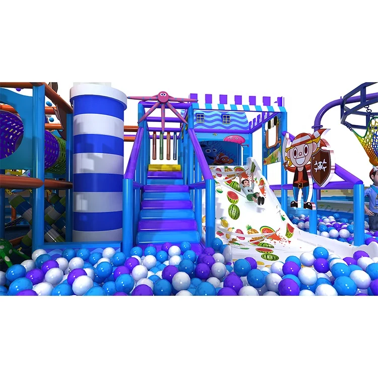 Cowboy Canada Ocean Series Kids Entertainment Children Soft Play Areas Indoor Playground Equipment For Games