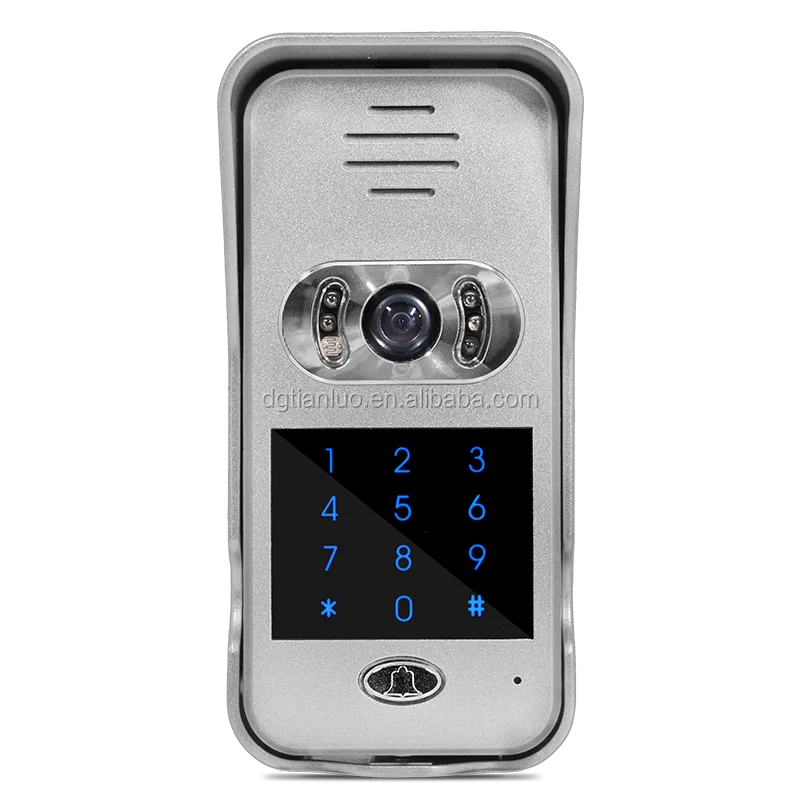 Entrance Door Password Unlock 720P Android Camera Intercom IP Video Intercoms