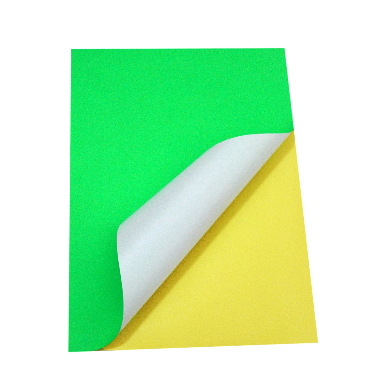 Direct Manufacturer Production A 4/A 3 Size Fluorescent Color Self Adhesive Sticker Label Papers