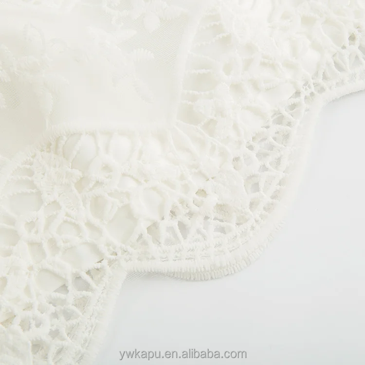 White Lace Pleated Wrap Skirt School Girl Maxi Kids for