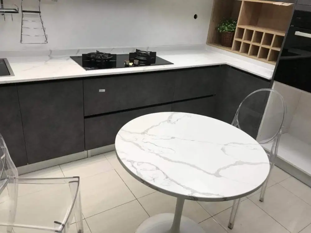 
White Veins Quartz Stone Benchtop 