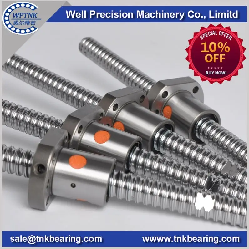 Дешевый шариковый винт SFU1204 1604 1605 1610 2004 2005 2010 2505 2510 3205 3210 4005 4010 4020 5010 8010