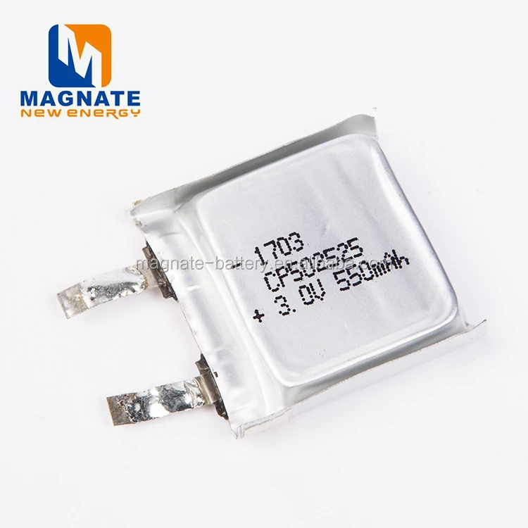 CP502425 3.0V Lithium Manganese Dioxide Battery LiMnO2 Primary battery cell