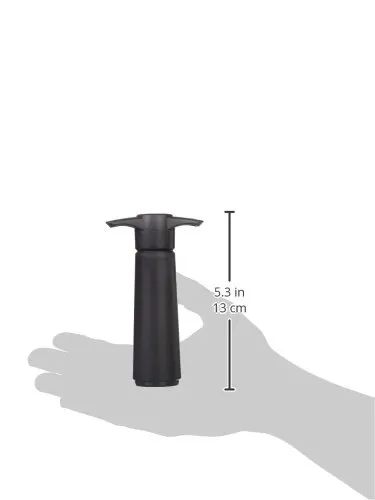 
Hot sale Wine bottle Saver Preserver Pump with 2 Vacuum Stoppers black 