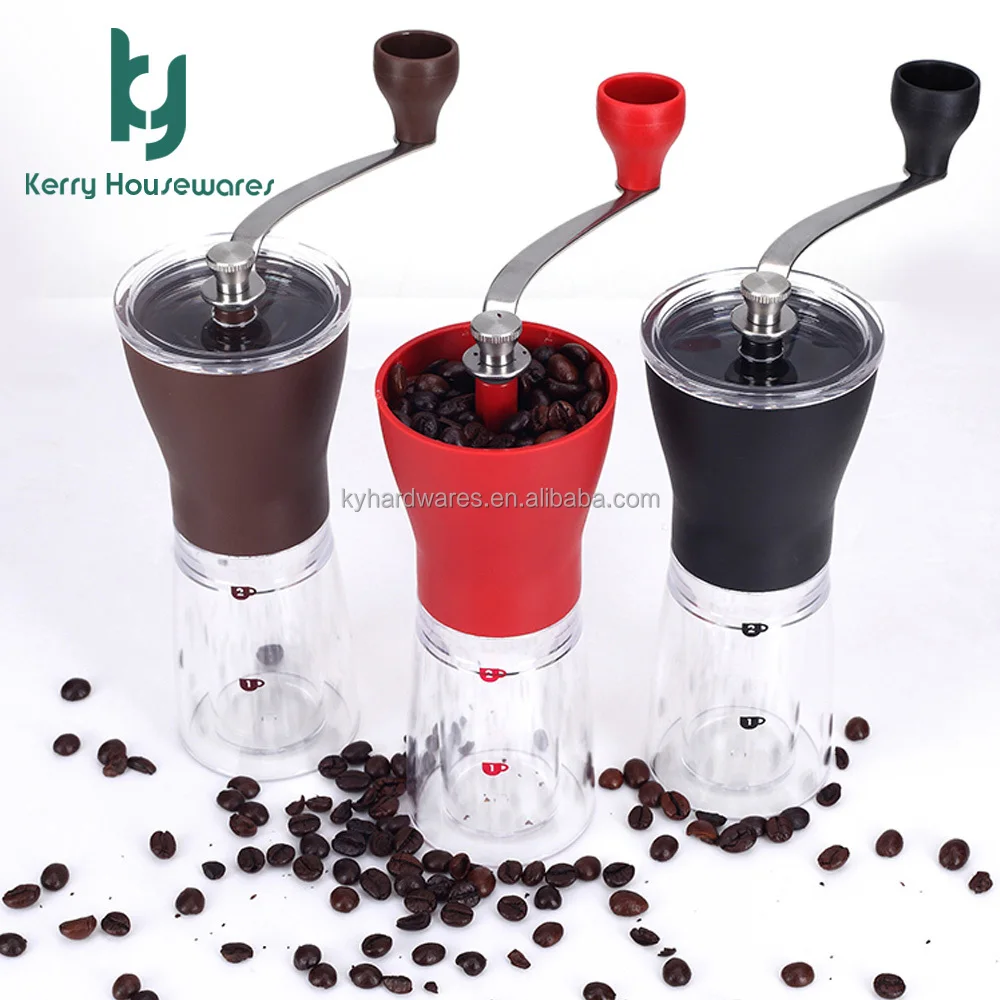 USA UK Ceramic Burr Manual Coffee Grinder Stainless Steel Coffee Grinder