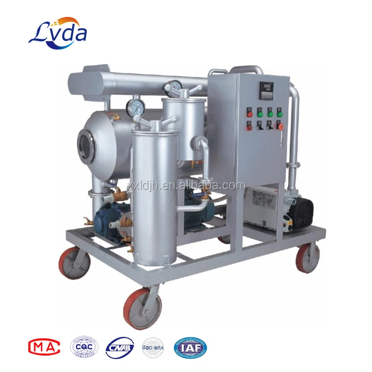 
removable motor engine oil hydraulic lube transformer oil purification machine dirty oil purifier cleaning equipment 