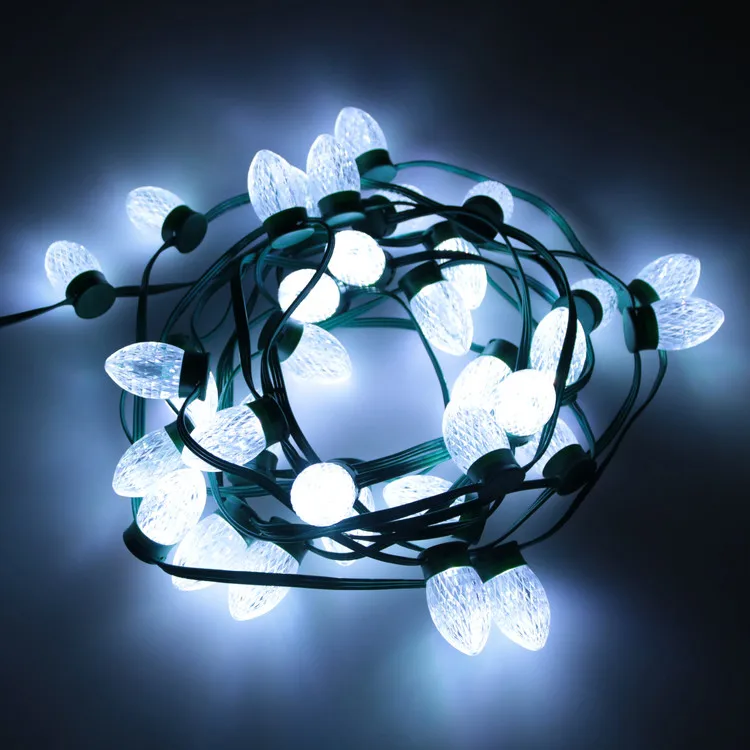 IP67 Outdoor Digital Addressable Programmable D24 RGB Bulb WS2811 WS2801 Pixel Led Christmas Lights