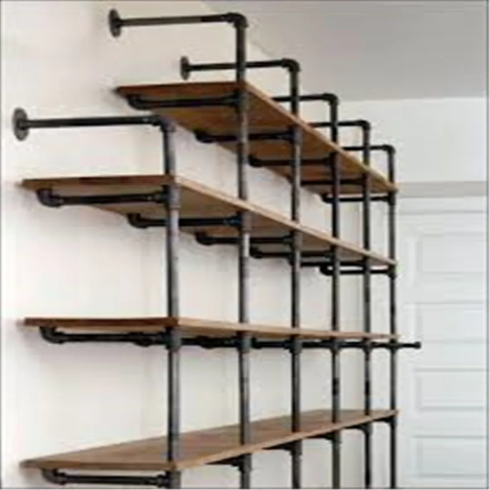 Live Edge shelves - Industrial shelving - Pipe shelving - Pipe shelves