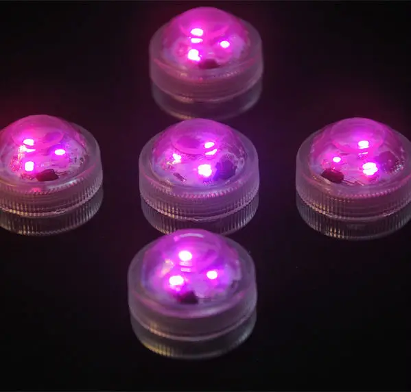 Купольная форма, супер яркий светодиодный погружной флоралит для освещения вазы/светодиодный погружной мини-светильник для свадьбы