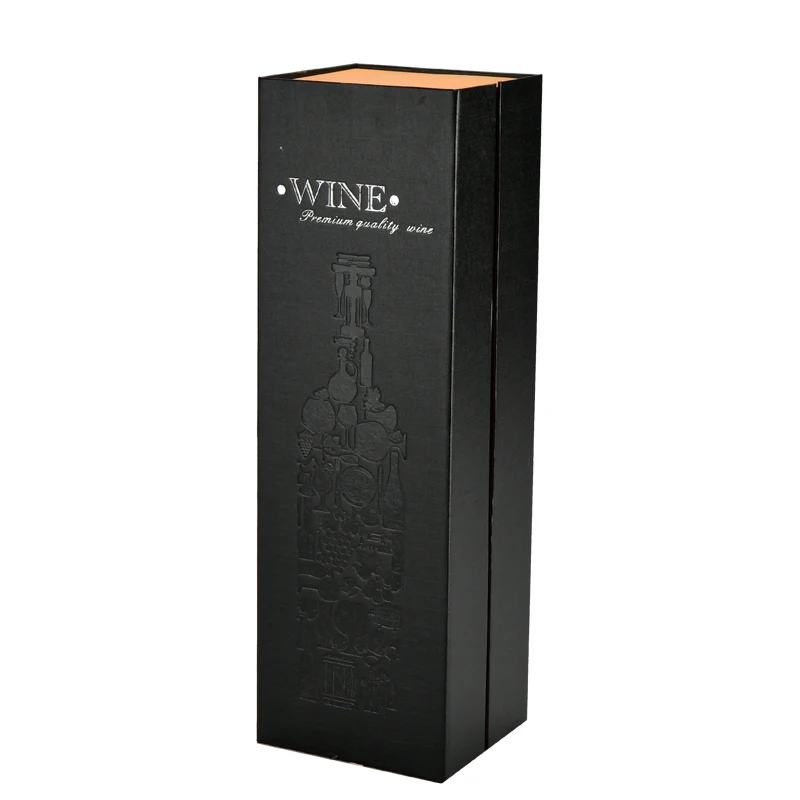 supplier custom logo high quality paper wine gift box