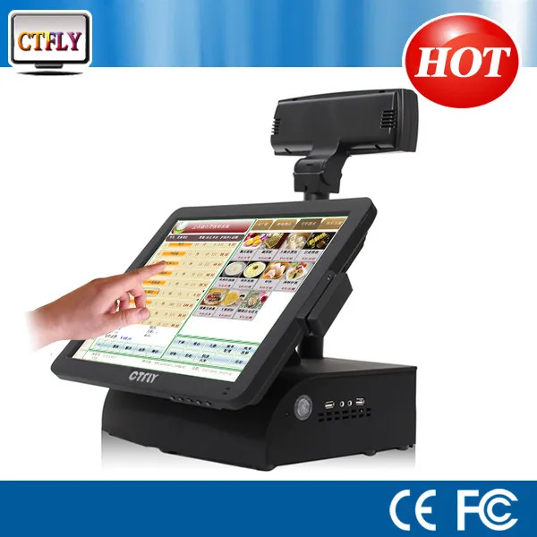 15 inch POS terminal All In One with touch screen