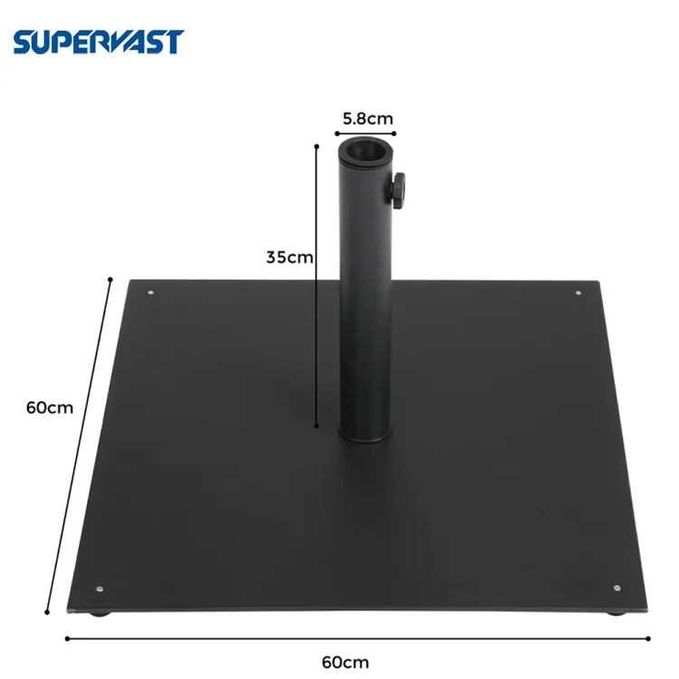 
Soild Color Simple Garden Parasol Outdoor Stand Vintage Patio Umbrella 