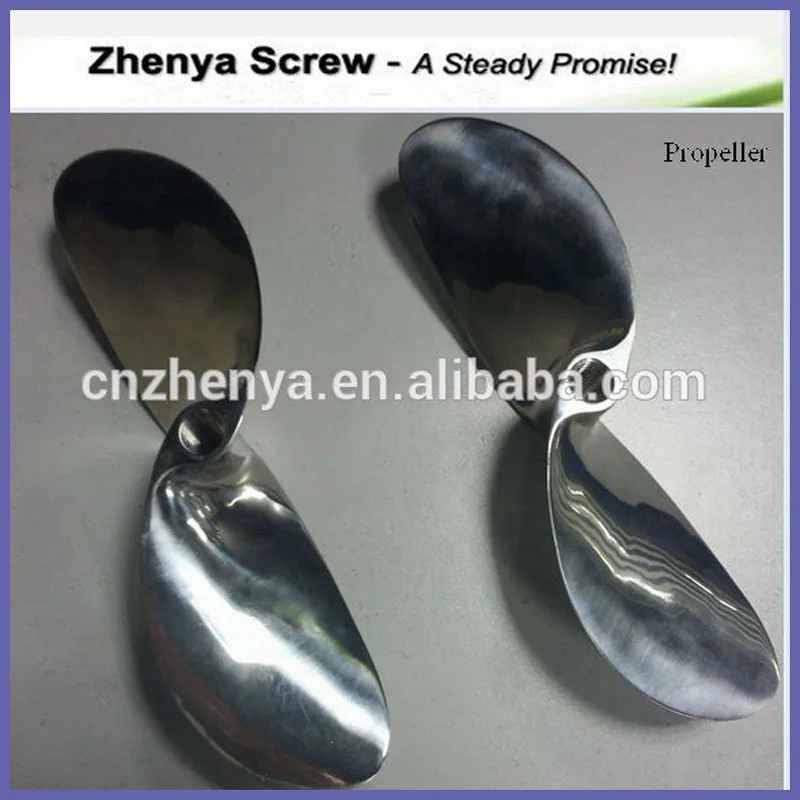outboard engine 4 or 2 or 3 blades stainless steel boat propeller, marine propeller