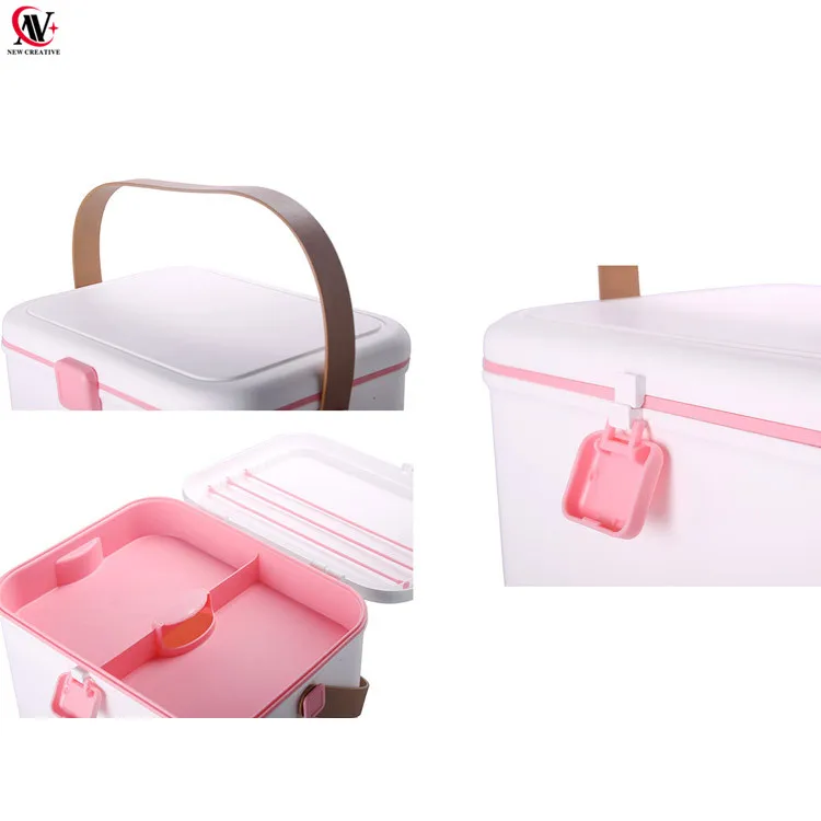 Emergency First Aid Kit Organizer Plastic Storage Container Large Medical Boxes