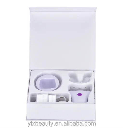 New design!!! provide OEM rechargeable vibrating LED light with tray/ orthodontic device