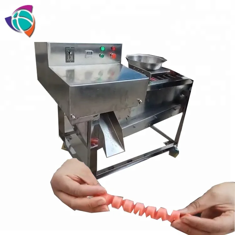 Professional Flower shape sausage cutting machine sausage roll cutter machine