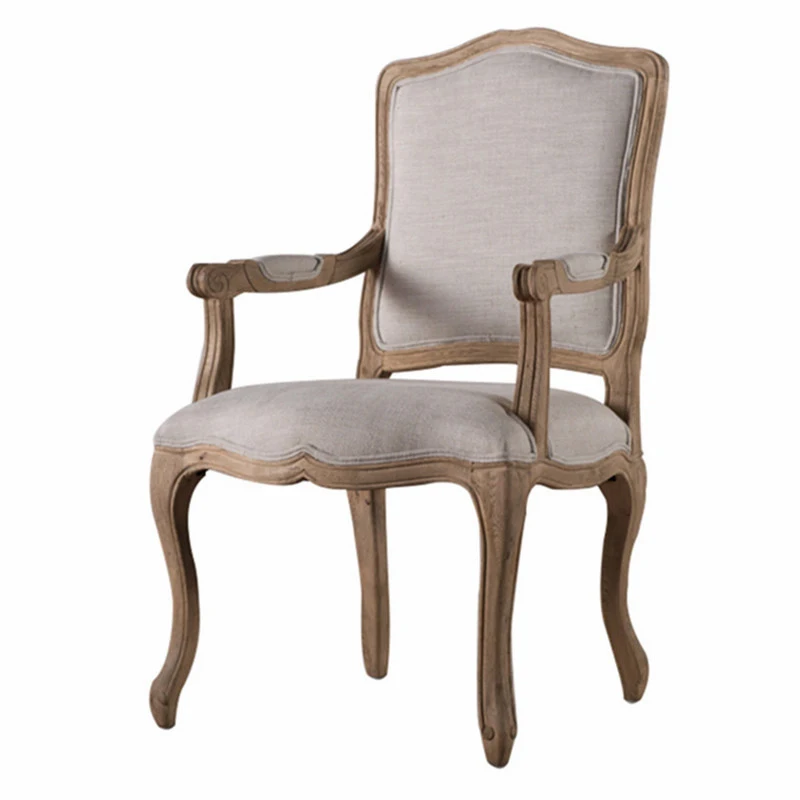 Wooden Top Grade Design Armchair Restaurant Furniture Dining Tables and Chairs for sale