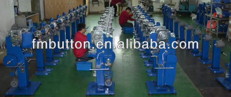 fully automatic button attaching machine