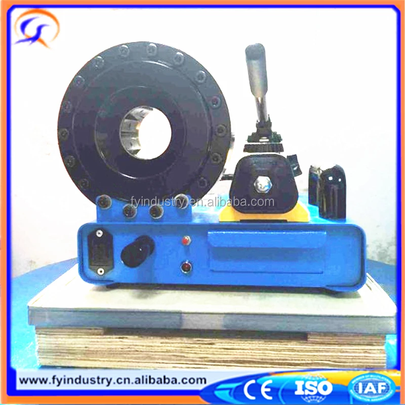 CE 1/8'-1' 8sets 2016 Portable hydraulic hose crimper machine Air pressure hose crimping machine P16AP