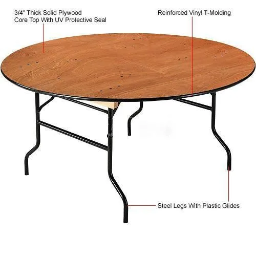 168cm Diamond Round Table Rental Banquet Tables