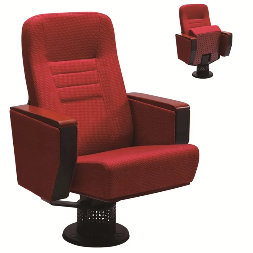 Bestselling Luxury Cinema Lecture Hall Chair Auditorium Church Chair with Writing board