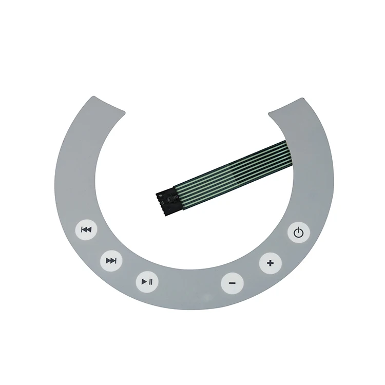 2021 hot sales PC/PMMA overlay Factory Custom Design High-performance Waterproof Membrane switch Keyboard/keycap