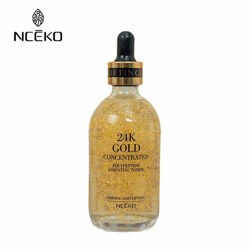 Wholesale High Quality Hyaluronic Anti Aging Moisturizing Face 24K Gold Face Serum