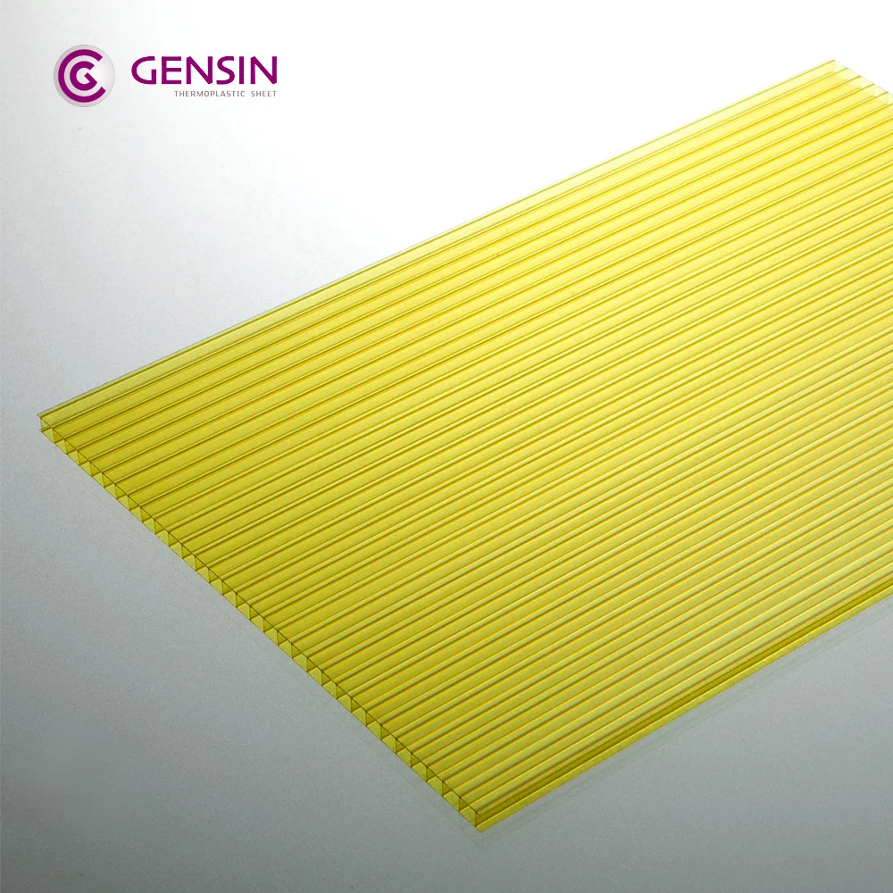 
Grade A 2100*5800mm best price twin wall polycarbonate for roof 