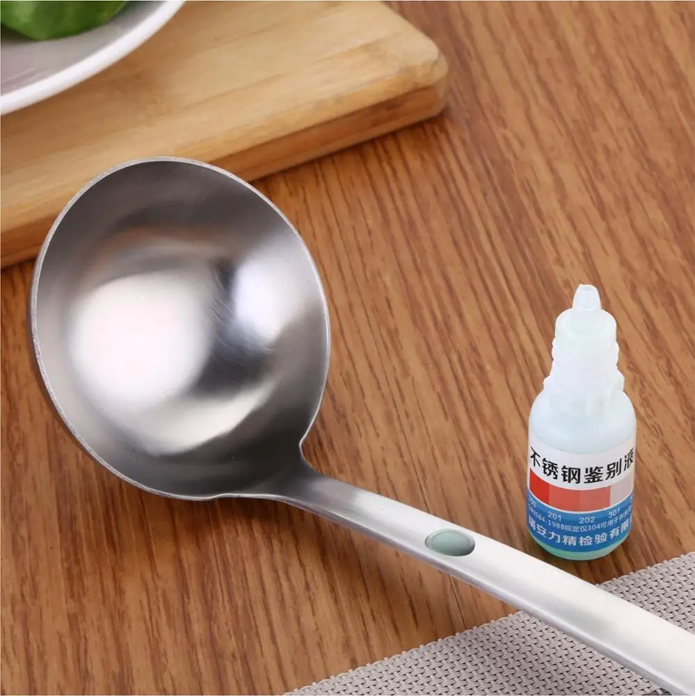 Wholesale Modern SS201 Soup Ladle Names of Spoon Utensil Hanging Kitchen Utensil