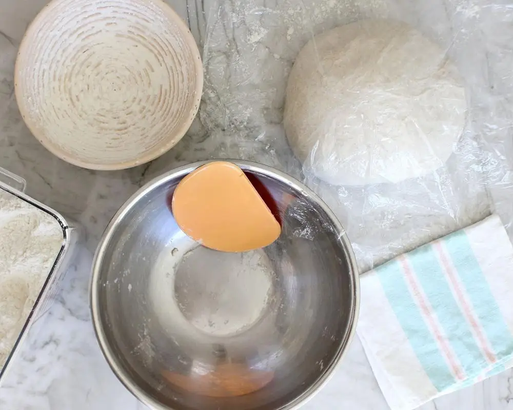kitchen silicone dough bowl scraper