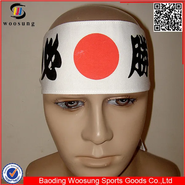 Собственный логотип хлопок каратэ боевые искусства повязка на голову тхэквондо