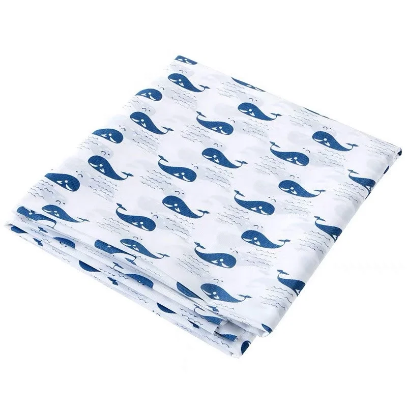 Nice  printed plastic shower curtain for bath