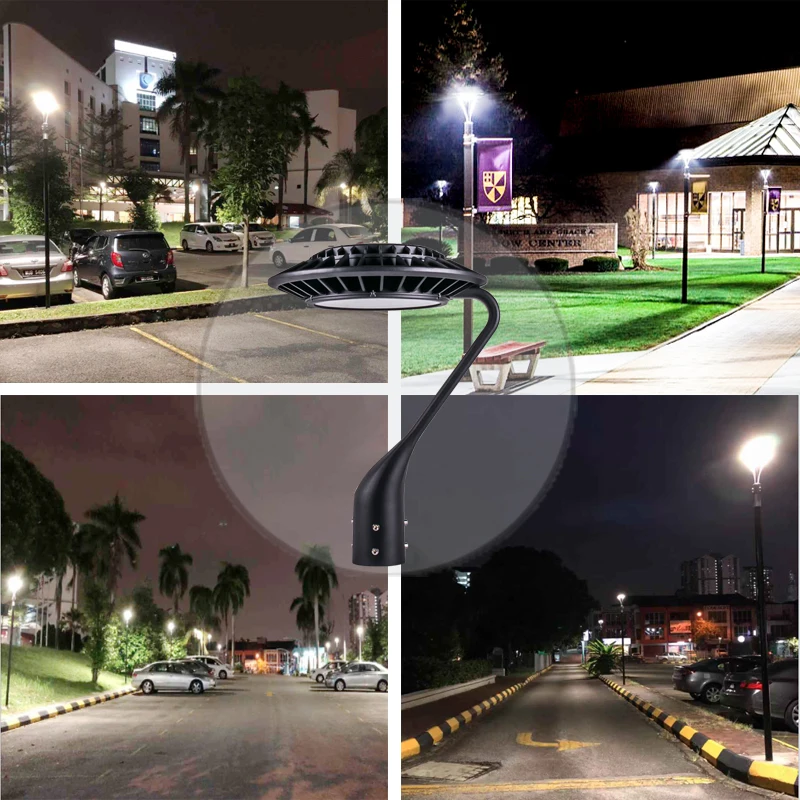 Easy Fast Installation DLC ETL 5 Years Warranty 130W/LM 30W 50W 70W 100W IP65 Waterproof LED Garden Light